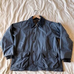 Barbour Bedale Wax Jacket - Classic Navy, Size 40
